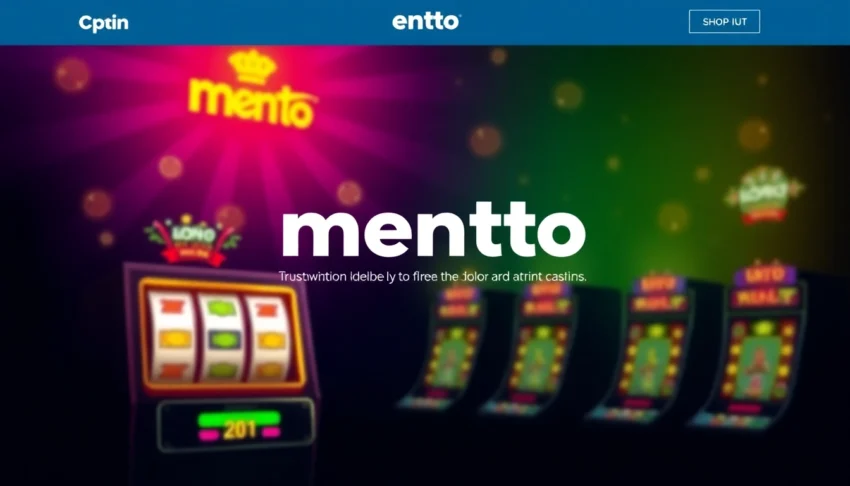 Mentoto slot gacor website promotion, showcasing a colorful slot machine with jackpot icons and secure transaction symbols, highlighting trust and excitement in Indonesia.