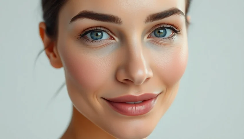 Botox Zürich: Woman with radiant, smooth skin demonstrating effective facial rejuvenation through Botox treatments.
