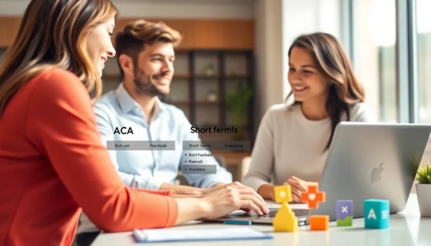 Best COBRA alternatives: a family reviews affordable coverage options on a laptop.