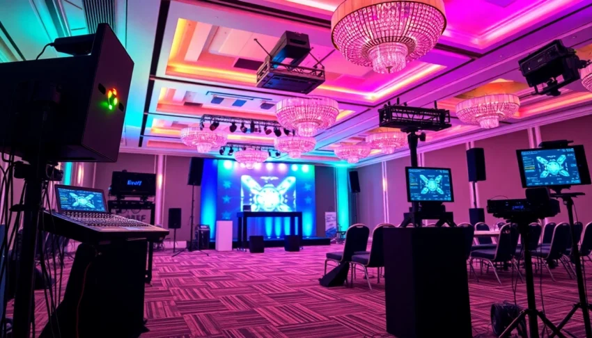 Professionelle Veranstaltungstechnik mieten Köln – hochwertiges Audio- und Lichtsetup für Events