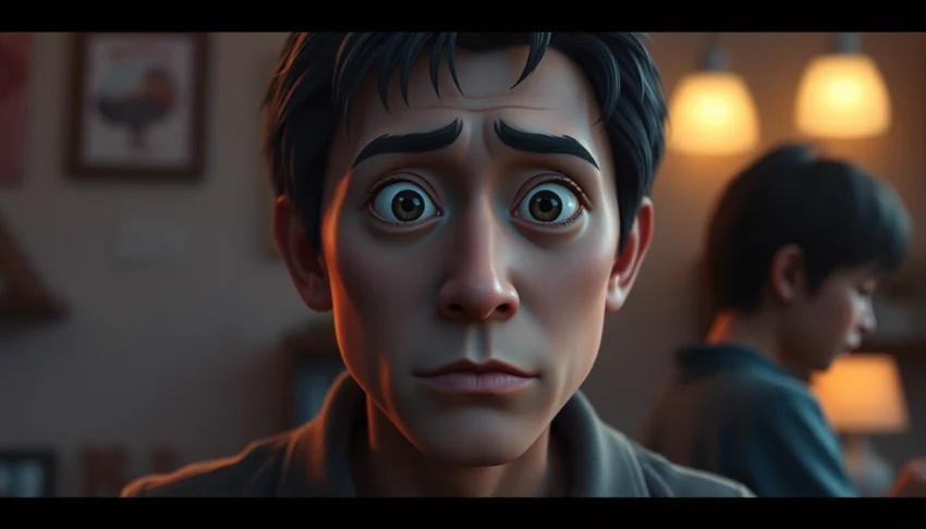 Engaging depiction of a hyperrealistic NSFW AI generator creating detailed adult artwork, highlighting customization features for realism and emotion.