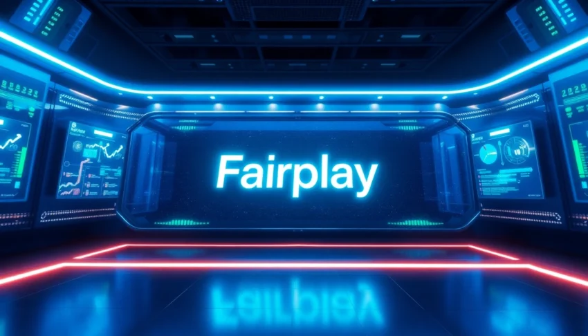 Fairplay-focused digital governance platform interface highlighting secure decision-making with clear data visuals and sophisticated design.