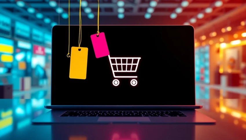 Effective use of coupon codes to save money on online shopping with a vibrant, user-friendly design
