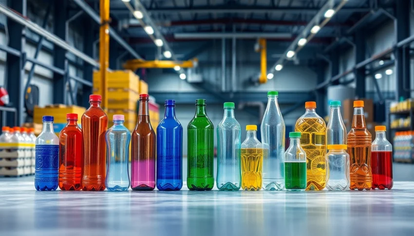 Efficiently organized plastic sise collection showcasing eco-friendly and durable packaging