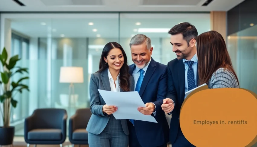 Canadian business leaders analyzing group health insurance plans to optimize employee benefits